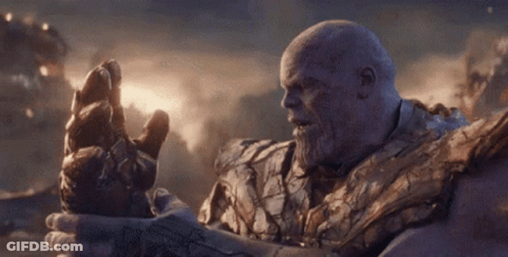 Thanos I Am Inevitable Minecraft Timber Meme GIF