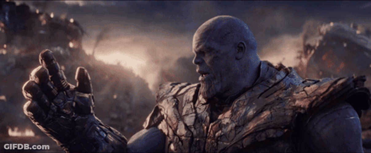 Thanos I Am Inevitable The Glue Meme GIF