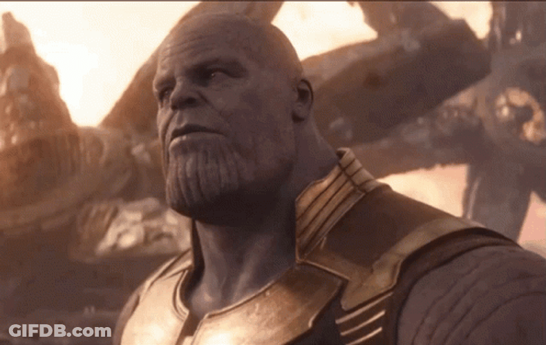 Thanos I'm A Survivor GIF