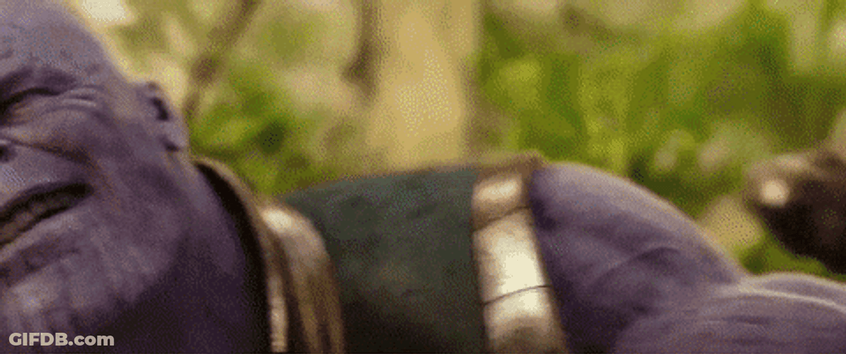 Thanos Ill Do It Myself Just Don't Snap Your Fingers GIF