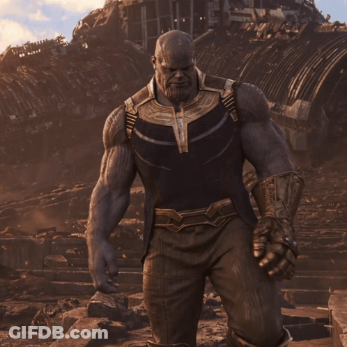 Thanos In Avengers Infinity War GIF