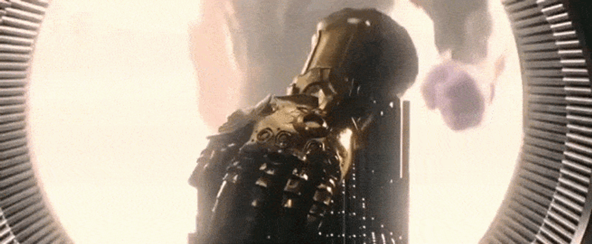 Thanos Infinity Gauntlet For The Snap GIF
