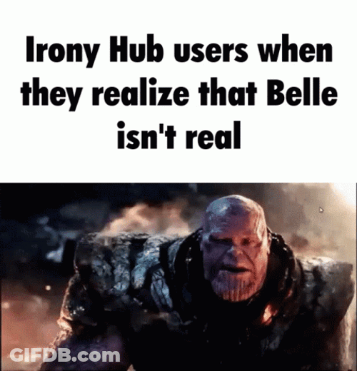 Thanos Irony Hub Users GIF