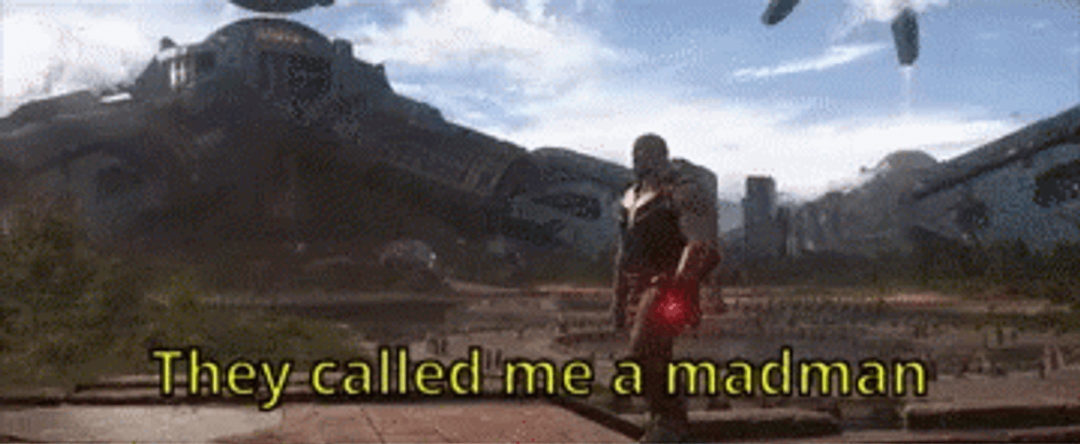 Thanos Madman MCU GIF