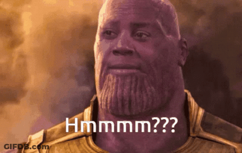 Thanos Sigma Face Meme GIF