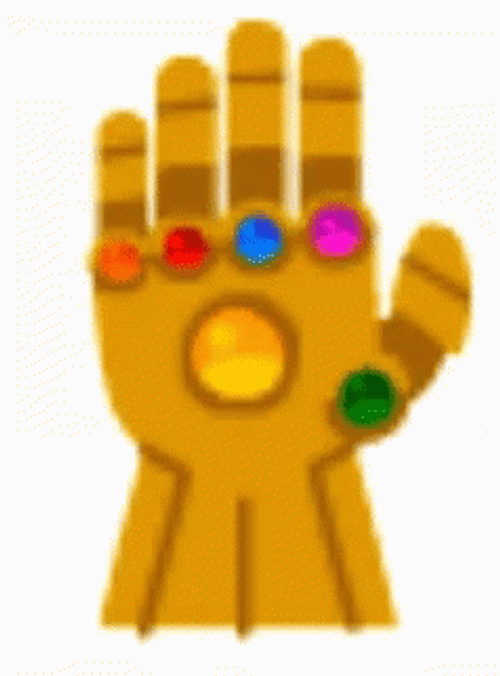 Thanos Snap Infinity Gauntlet GIF