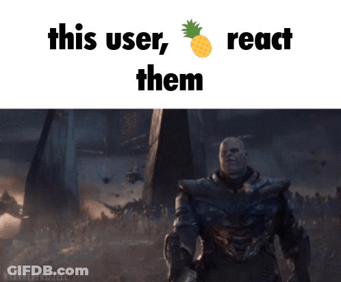 Thanos This User React Them GIF