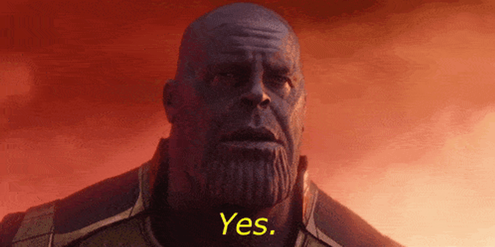 Thanos Yes GIF