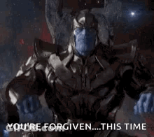 Thanos You're Forgiven This Time GIF