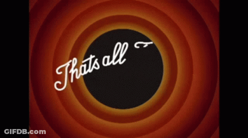 That All Folks Cartoon GIF