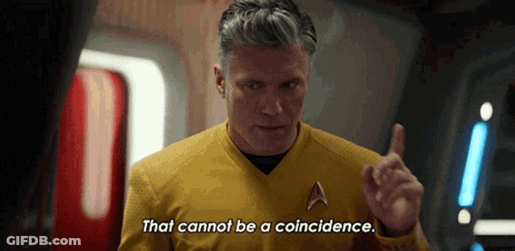 That Cannot Be A Coincidence Captain Christopher Pike GIF
