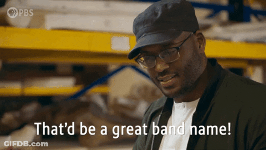 That'd Be A Great Band Name GIF