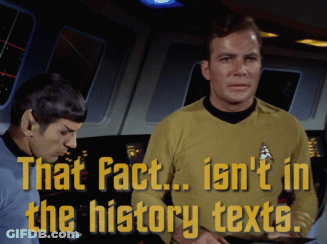 That Fact Isnt In The History Text GIF