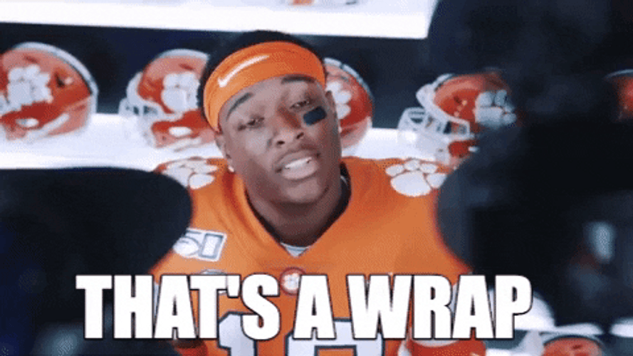 That Game Thats A Wrap GIF