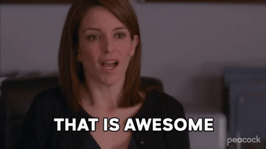 That Is Awesome Pretty Blonde Girl Affirms GIF