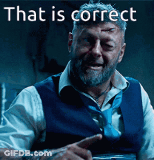 That Is Correct Andy Serkis Wink GIF