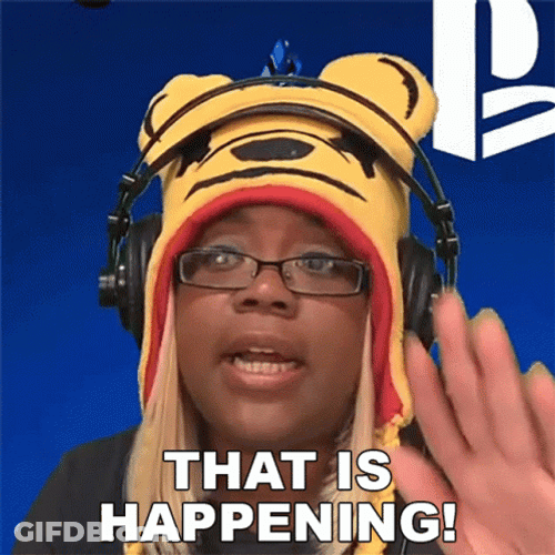 That Is Happening  Ay Christine Games Streamer GIF