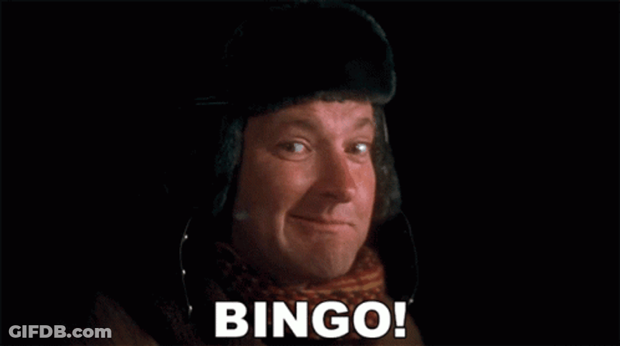 That's A Bingo Cousin Eddie Johnson GIF