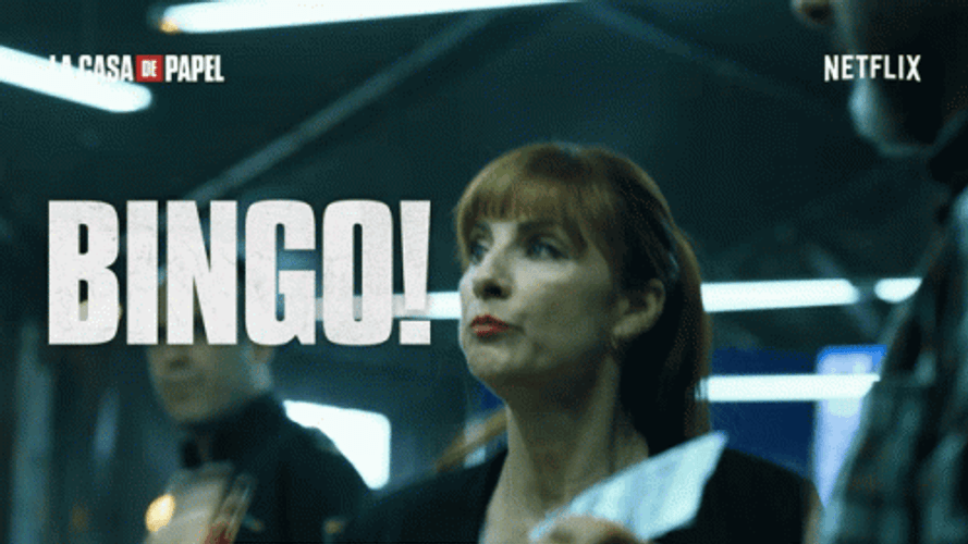 That's A Bingo Money Heist Najwa Nimri GIF