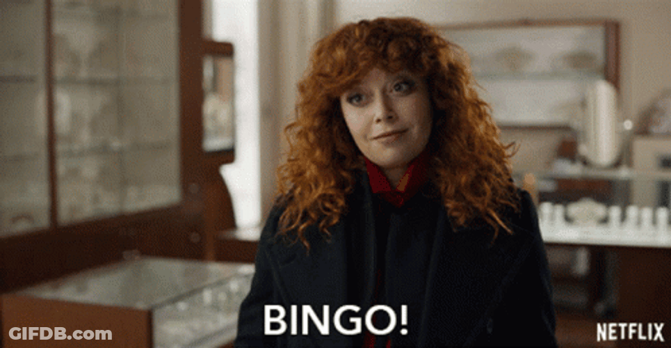 That's A Bingo Russian Doll Nadia Vulvokov GIF