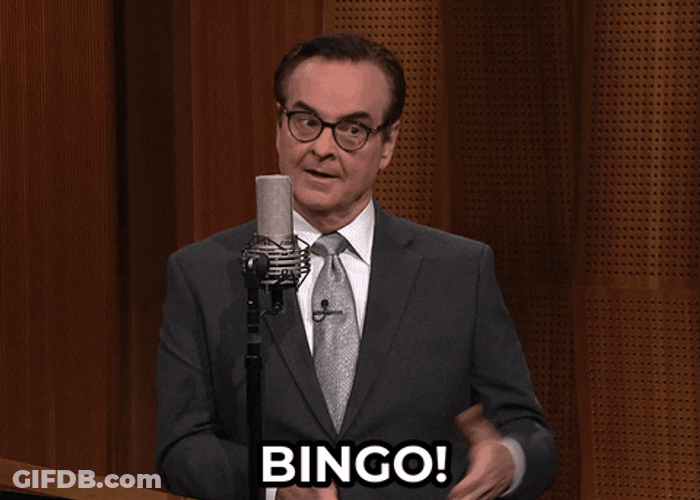 That's A Bingo Steve Higgins GIF
