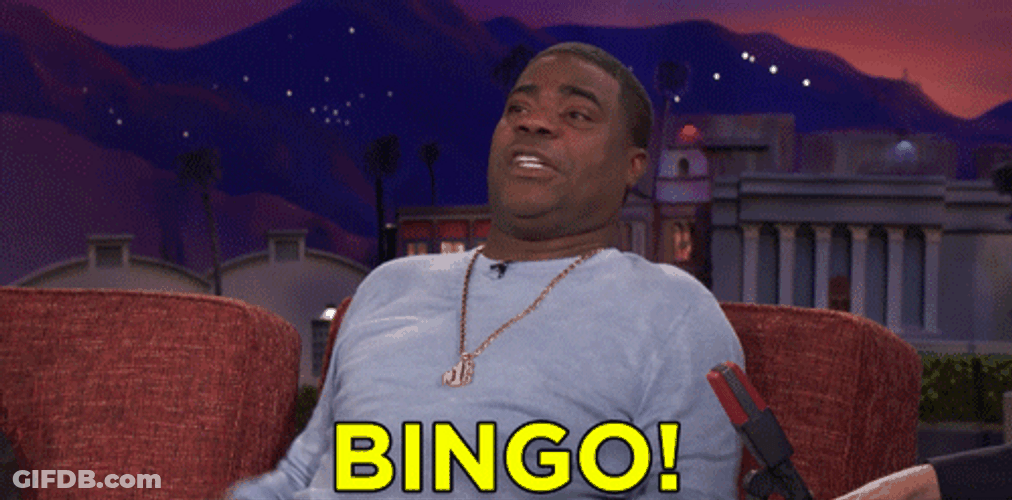 That's A Bingo Tracy Morgan GIF
