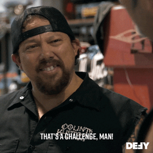 That's A Challenge Man Baby GIF