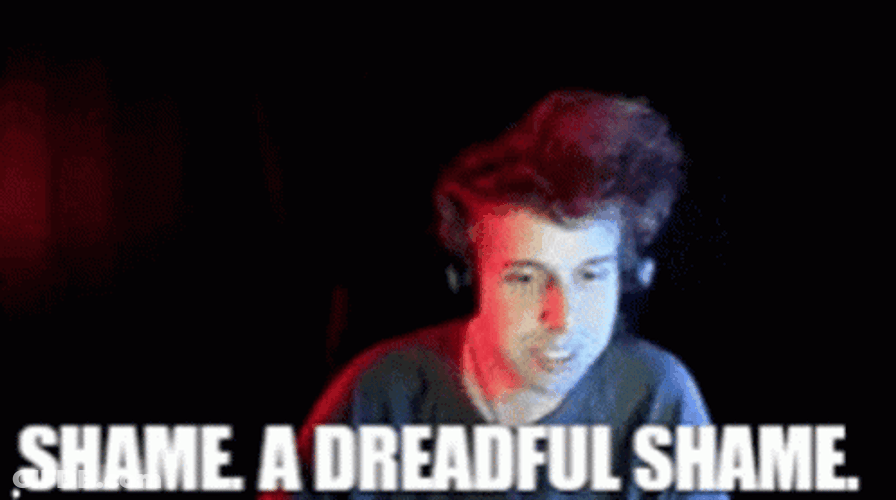 That's A Dreadful Shame GIF
