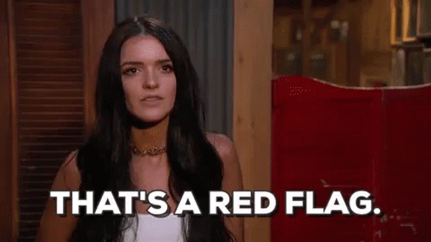 That's A Red Flag GIF