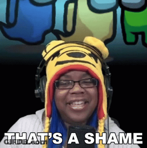 That's A Shame Beautiful Girl GIF