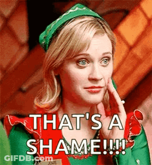 That's A Shame Beautiful Young Lady GIF
