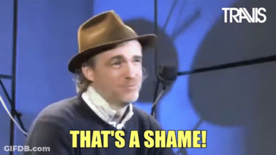 That's A Shame Fran Healy GIF