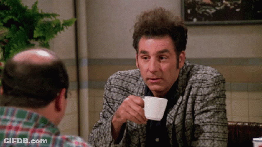 That's A Shame Kramer And Jerry Seinfeld GIF