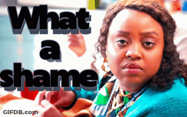 That's A Shame Quinta Brunson GIF
