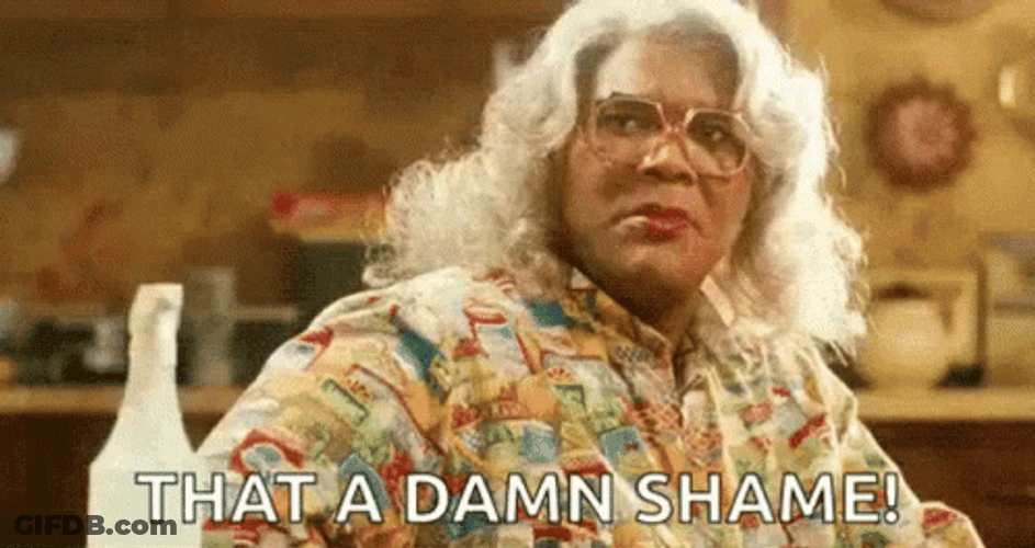 That's A Shame Tyler Perry GIF
