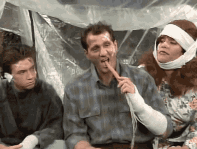 That's All Folks Chewing Man GIF