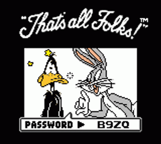 That's All Folks Game Over GIF