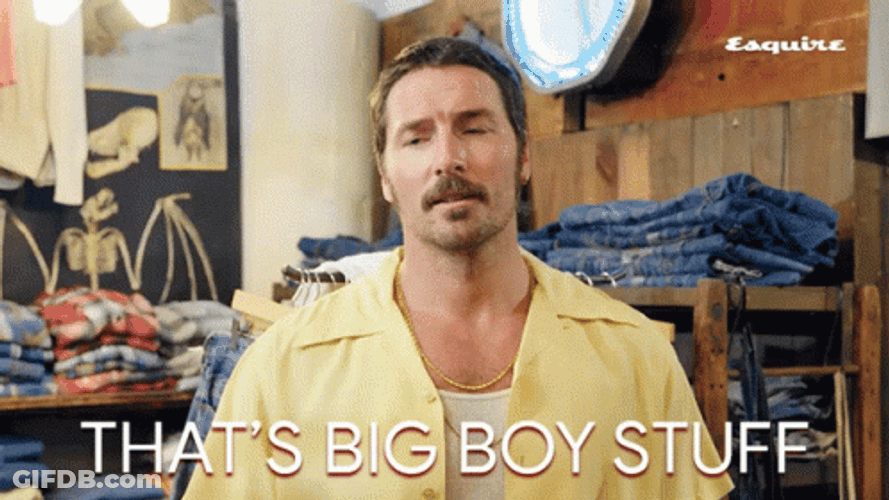 That's Big Boy Stuff Mark Wystrach GIF