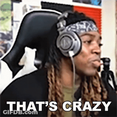 That's Crazy Black Mastadont GIF