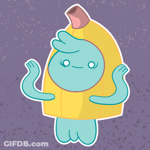 That's Crazy Cartoon Cute That's Bananas GIF