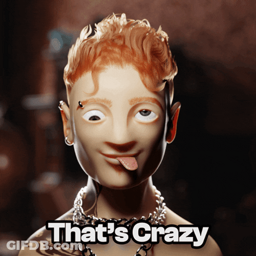 That's Crazy Weird Eyes Busta Rhymes GIF