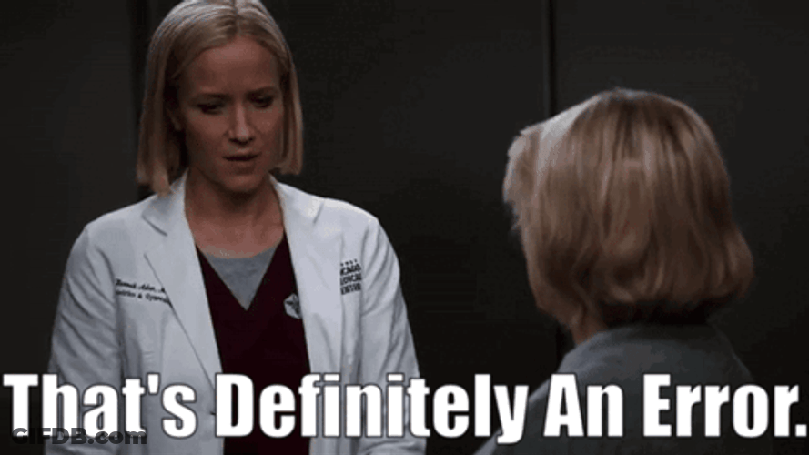 That's Definitely An Error Hannah Asher GIF