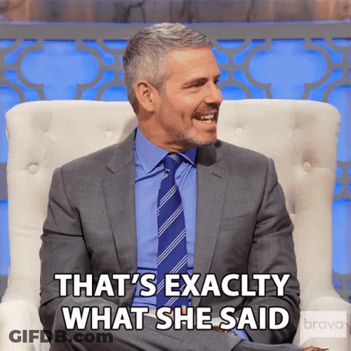 That's Exactly What She Said Tv Interview GIF