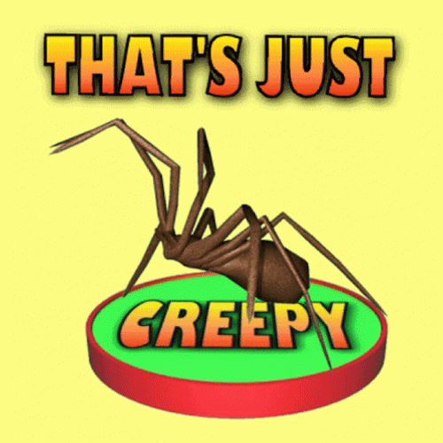 That's Just Scary Spider Animated GIF