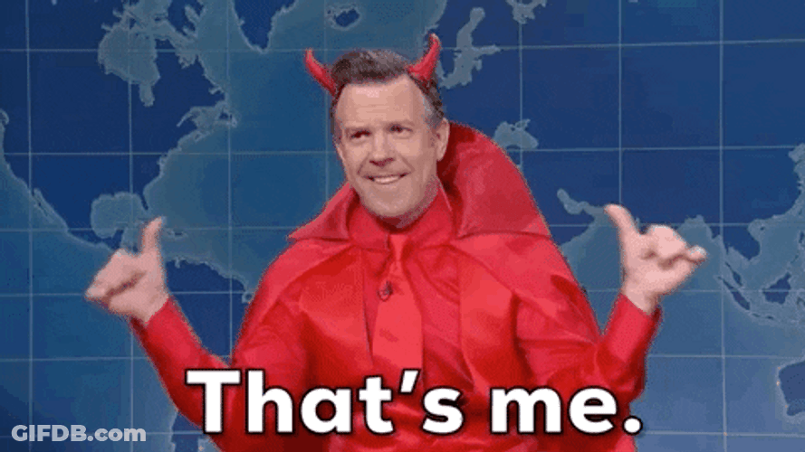 That's Me Devil Jason Sudeikis GIF