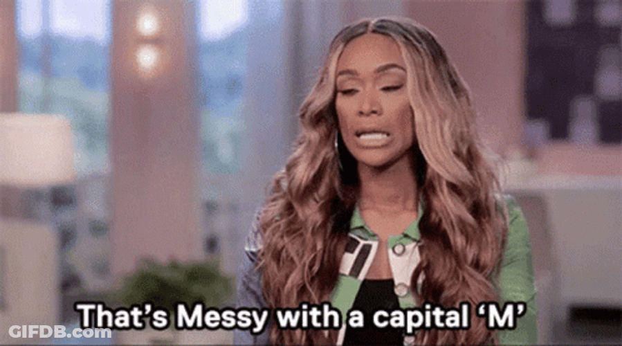 That's Messy Tami Roman GIF