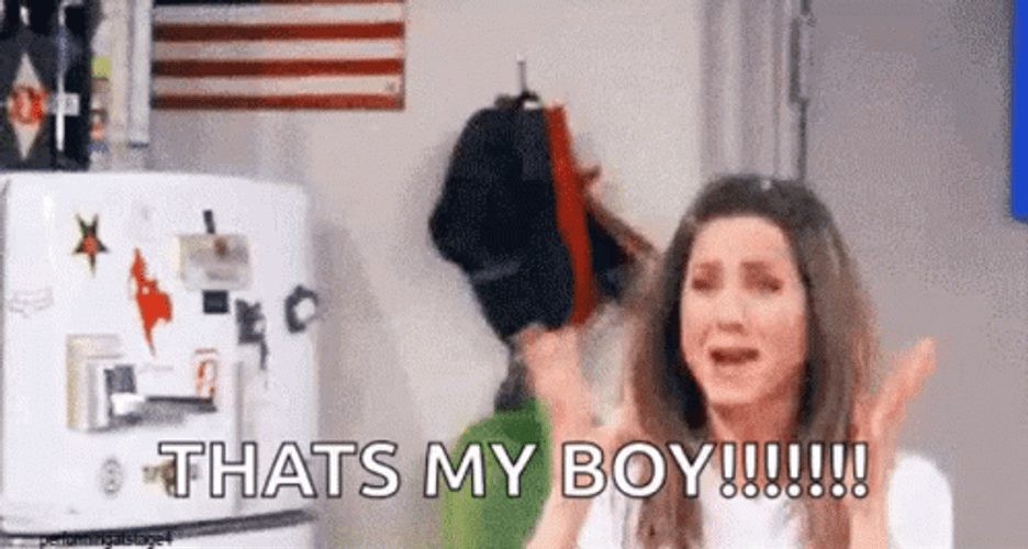 That's My Boy Jennifer Aniston GIF