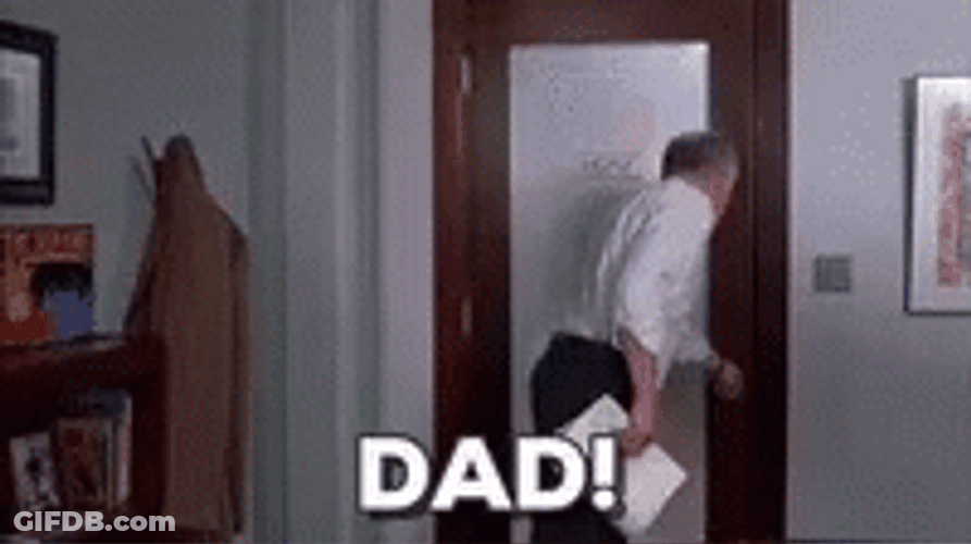 That's My Dad Elf Santa GIF