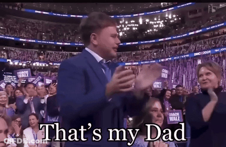 That's My Dad Guz Walz GIF