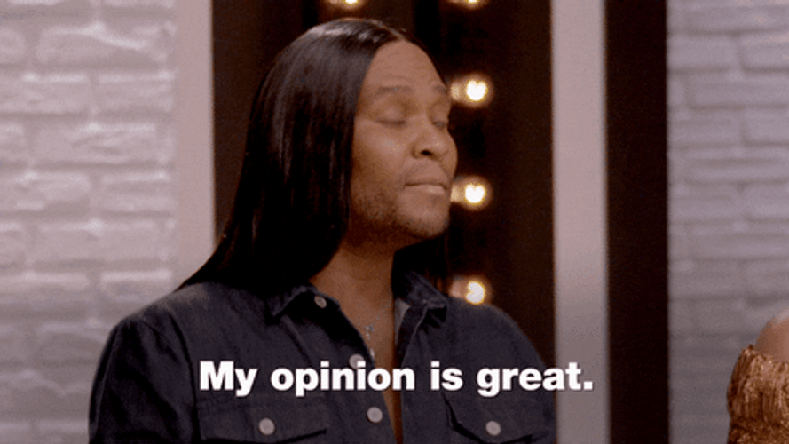 That's My Opinion And It's Great GIF
